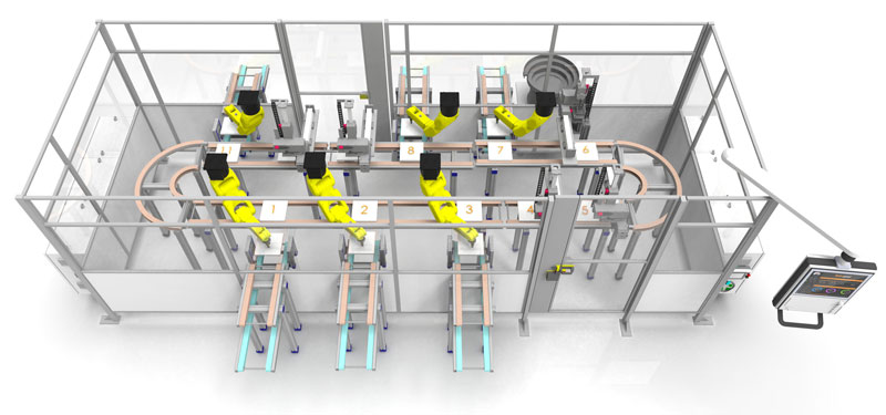 Production Lines - Mechtech Automation Group | Industrial Robotics