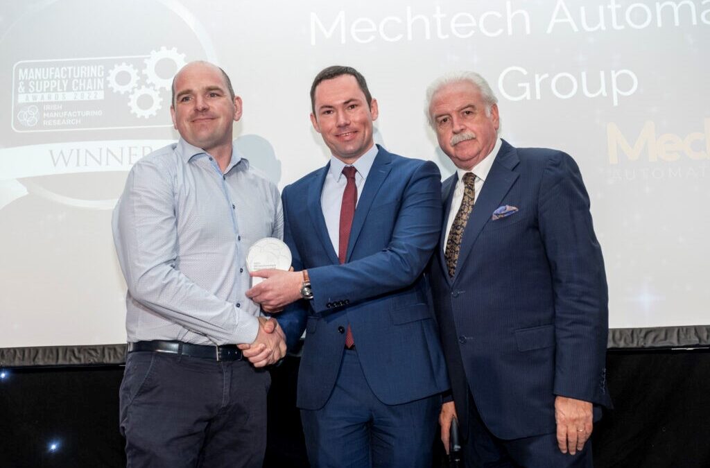 Mechtech wins ‘Best use of Robotics’ prize at IMR Manufacturing and Supply Chain Awards!